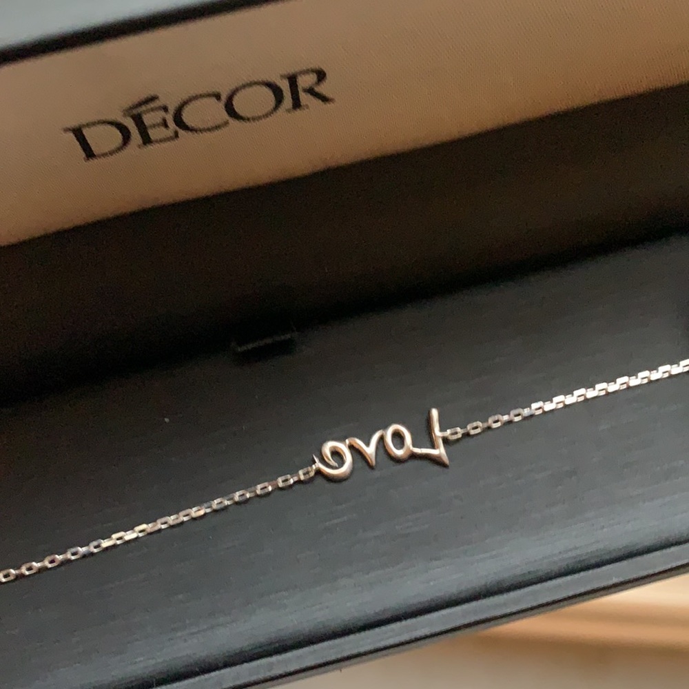 18k white gold “love” bracelet - Picture 4 of 7